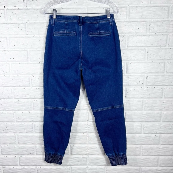 JBRAND Arkin Zip Ankle Blue Denim Jogger Jeans | 26 - Picture 6 of 12